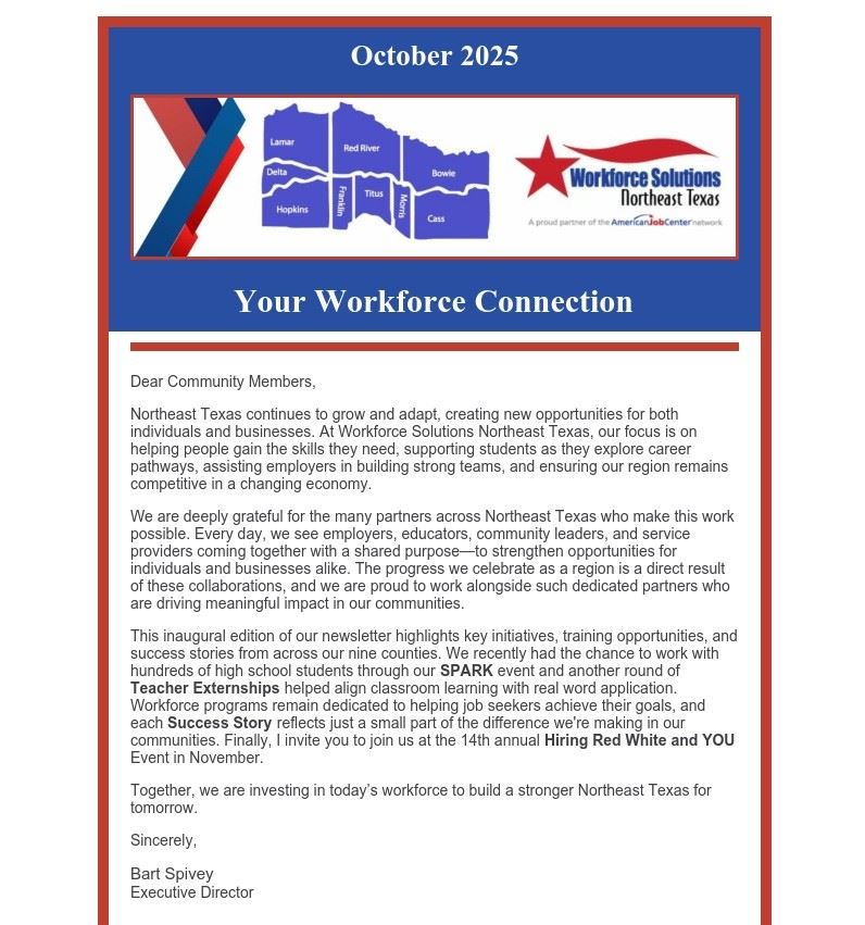 Your Workforce Connection - Newsletter